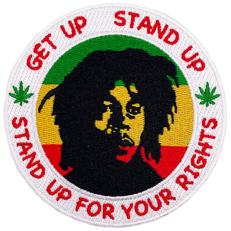 Bob Marley Get Up Stand Up 3.5" Patch