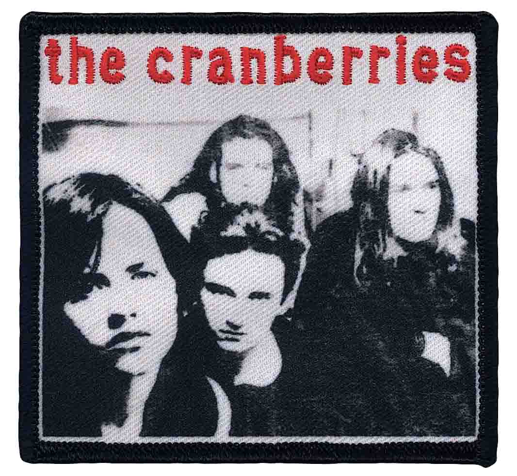 The Cranberries Stencil 3.5"x3.2" Patch