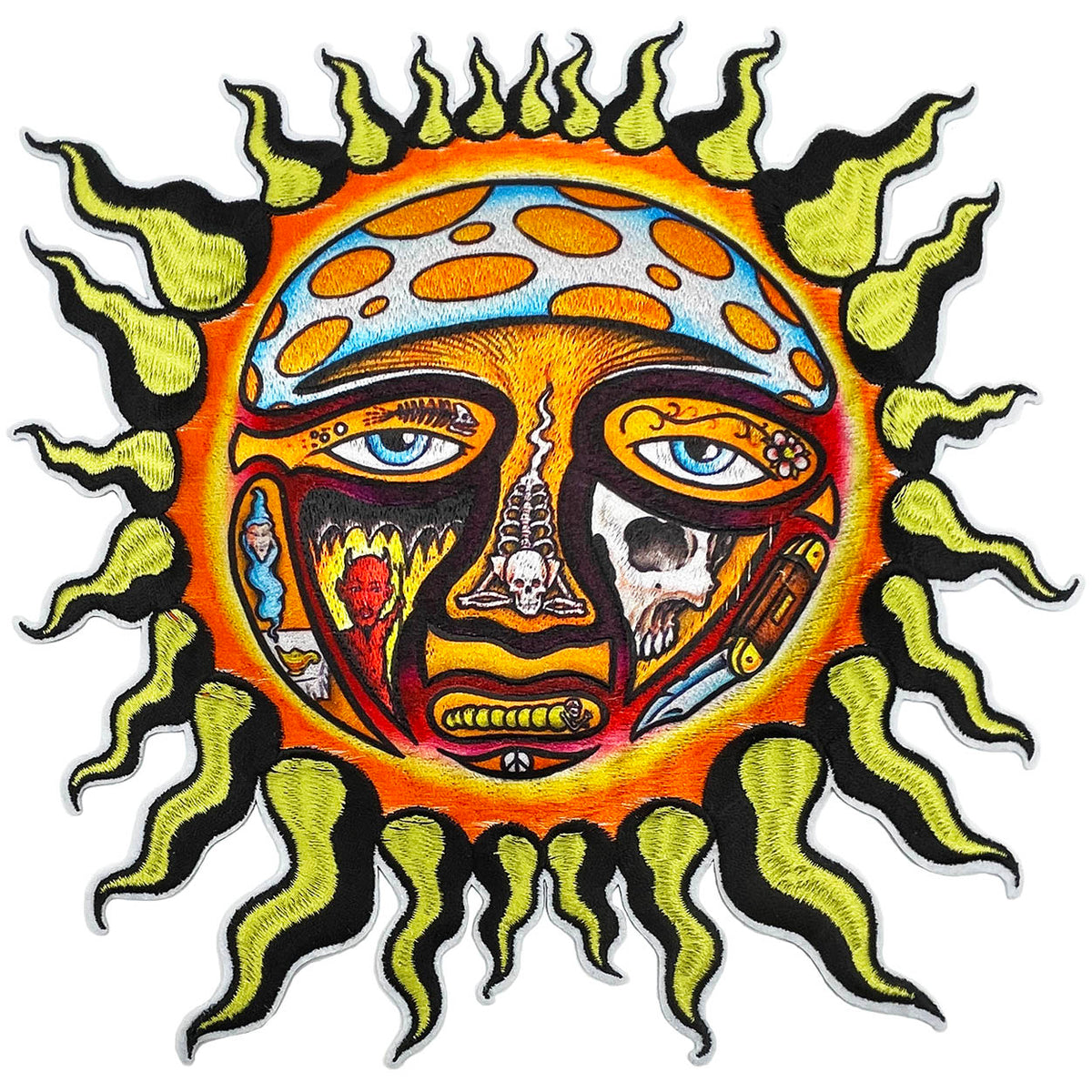 Sublime Sun 8.5"x8.5" Oversized Patch