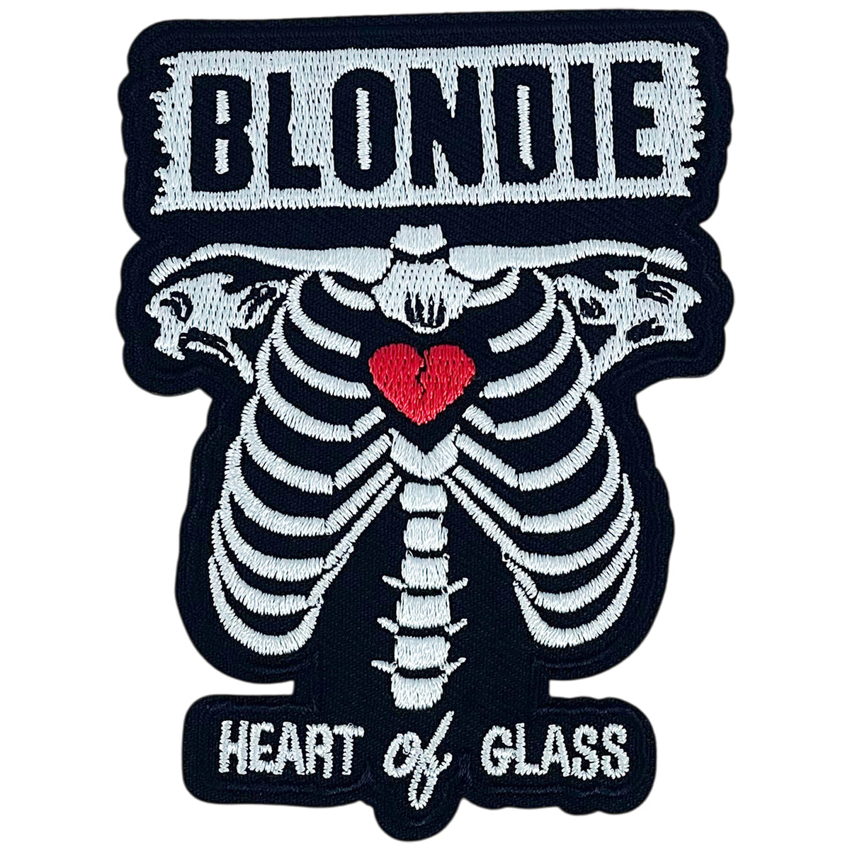 Blondie Heart of Glass 2.9"x3.8" Patch