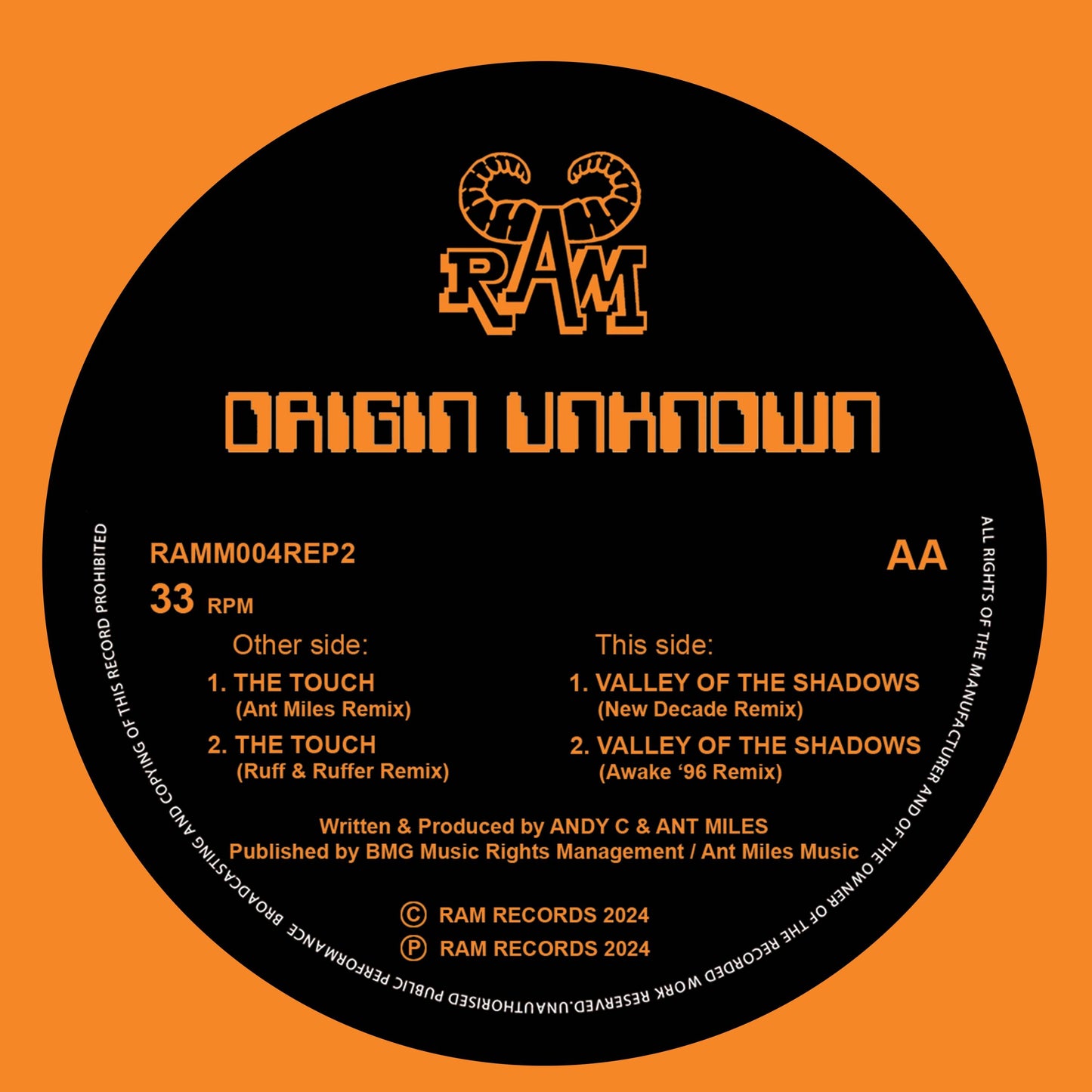The Touch / Valley of the Shadows - 2024 Remixes