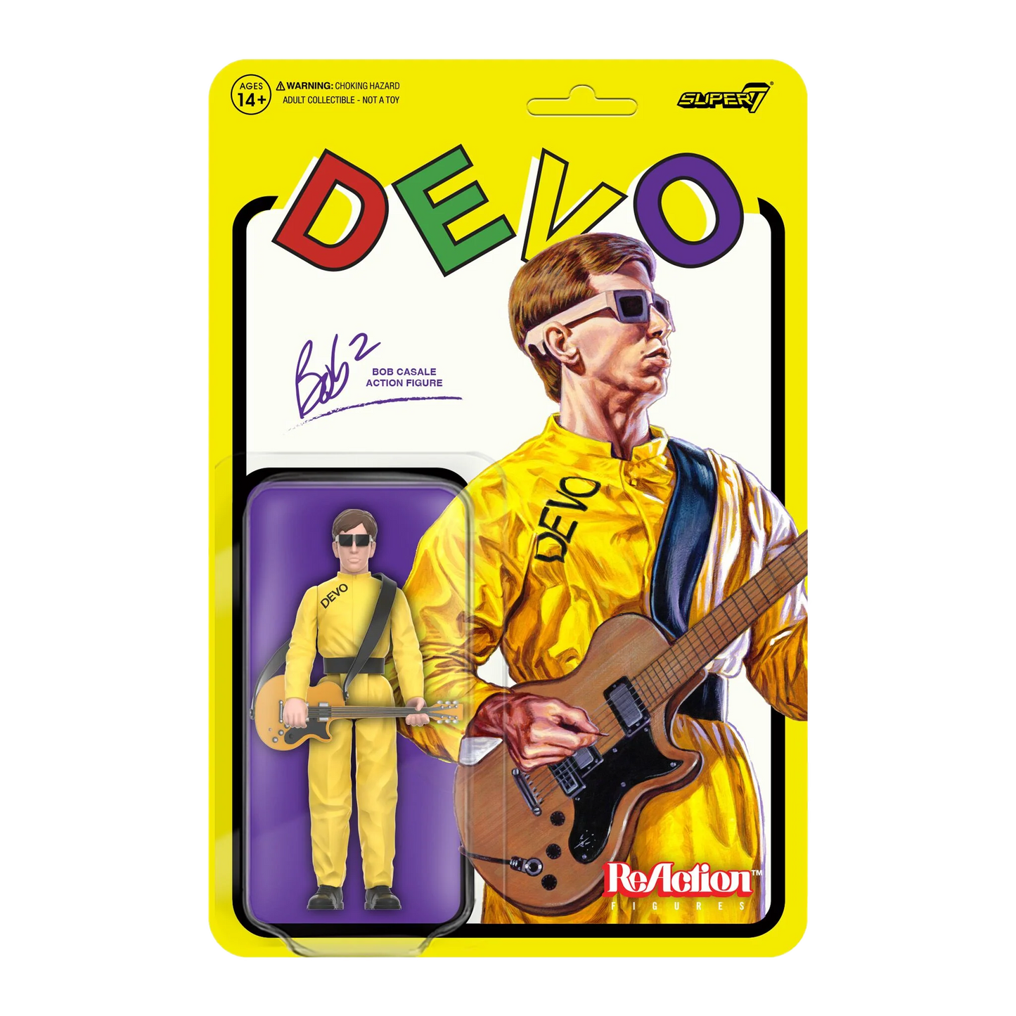 Devo ReAction Figure Wave 1 Bob Casale (Satisfaction)