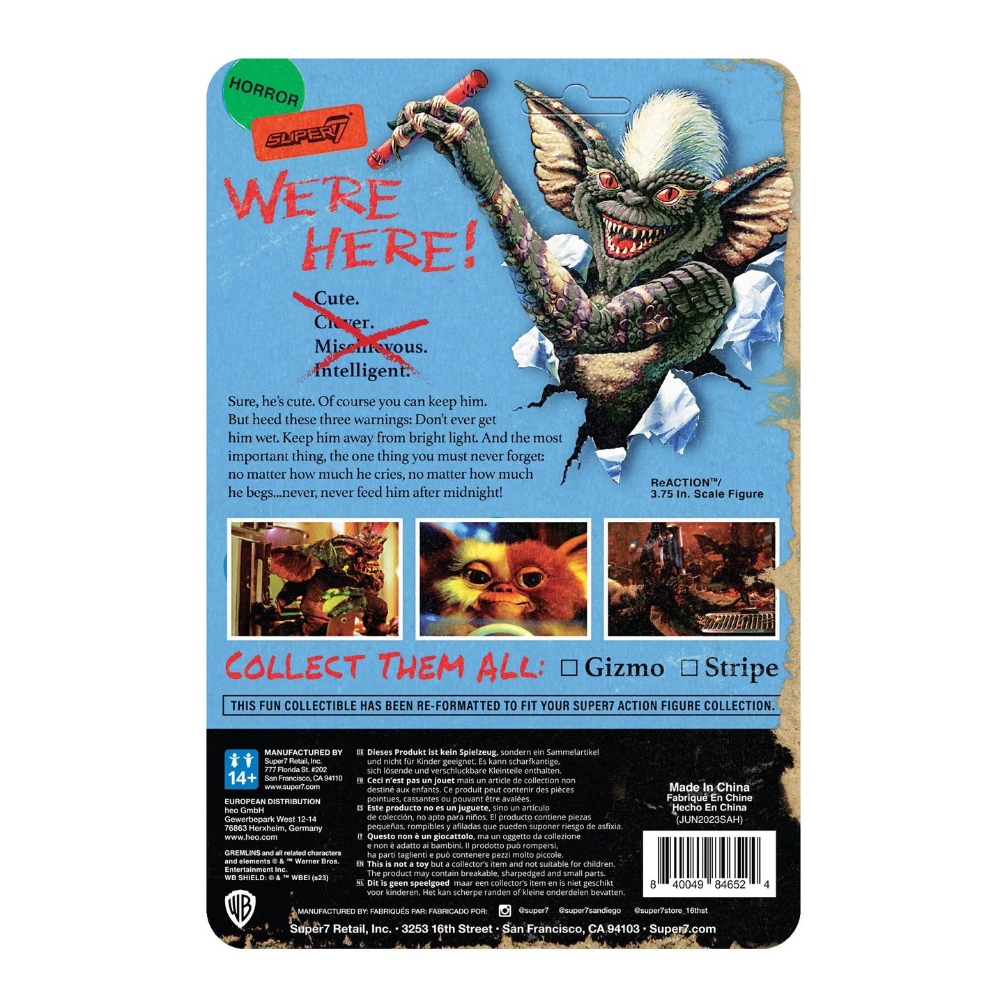 Gremlins ReAction Figures Wave 1 Gizmo