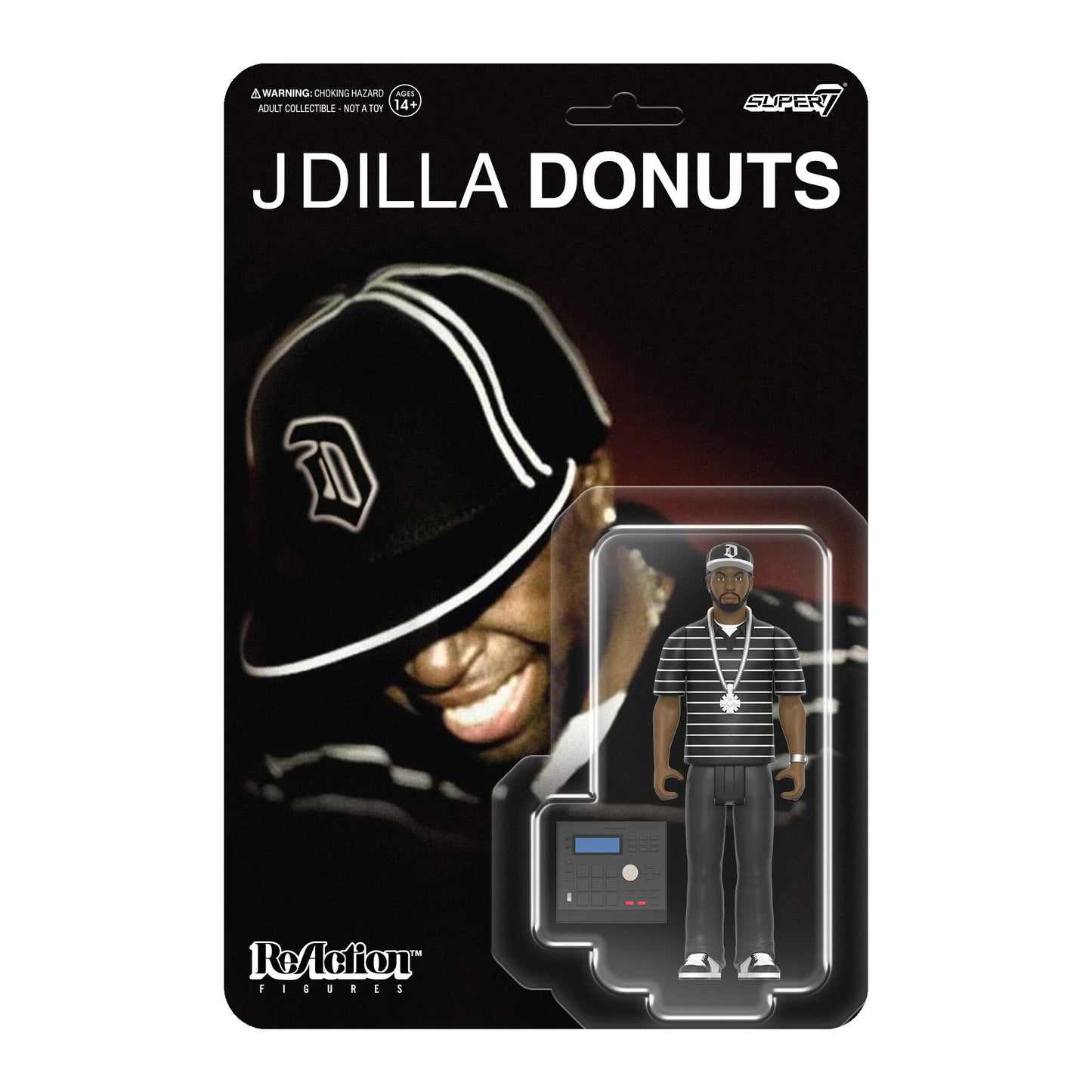 ReAction Figures Wave 1 J Dilla (Donuts - Smile Album Cover)