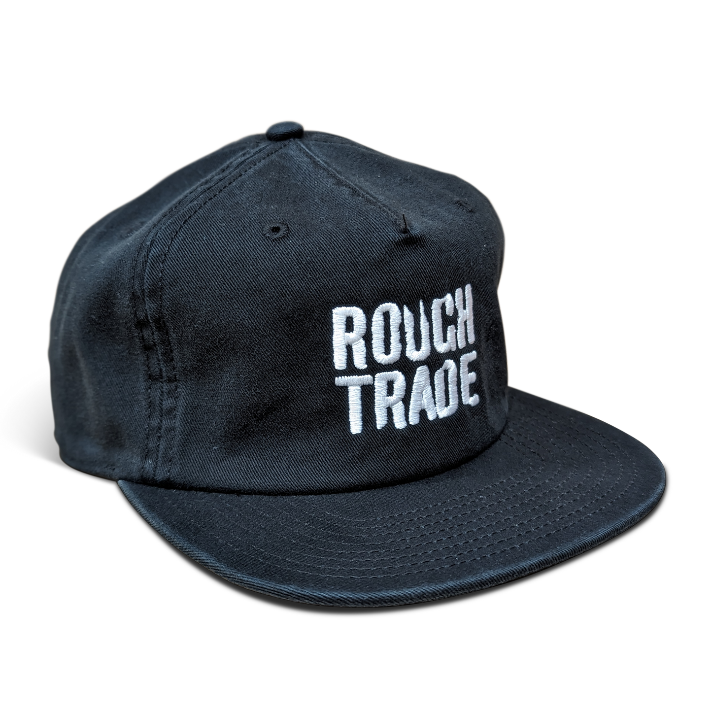 Rough Trade Embroidered Logo Cap - Black