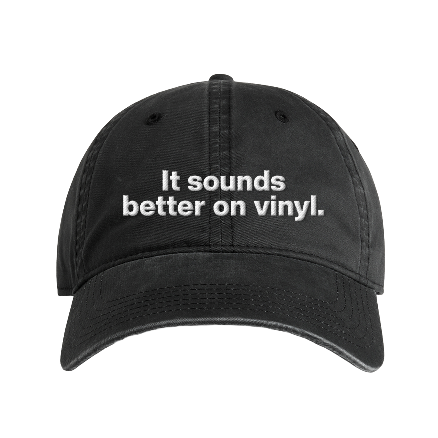 Rough Trade Slogan Series - It sounds better on vinyl - Cap