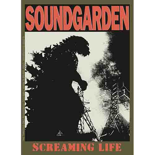 Soundgarden Screaming Life 3.6"x5" Sticker