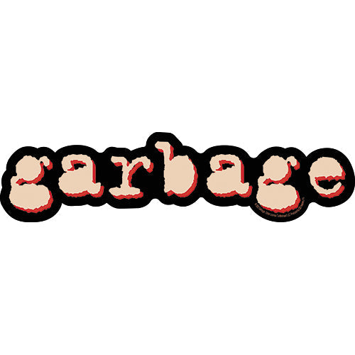 Garbage Logo 8"x2" Sticker