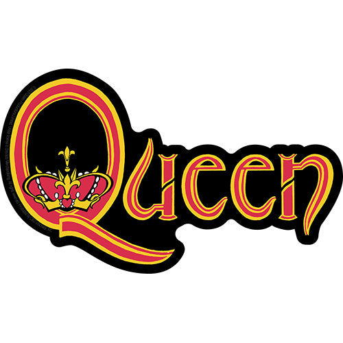 Queen 1973 Logo 5.3"x3.2" Sticker