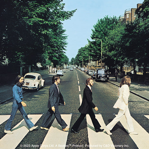 The Beatles Abbey Road 4"x4" Sticker