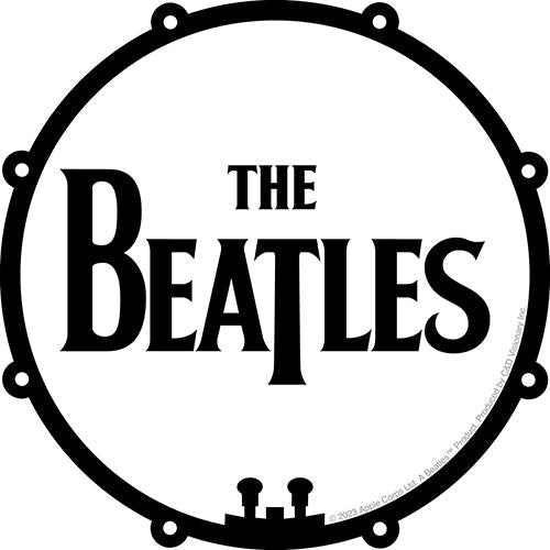 The Beatles Bass Drum Logo 4.25" Sticker