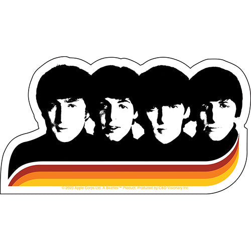 The Beatles Curve 5.75"x3.15" Sticker
