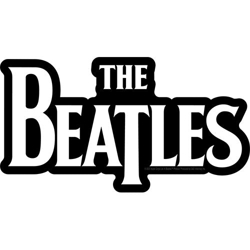 The Beatles Name Logo 6"x3.25" Sticker