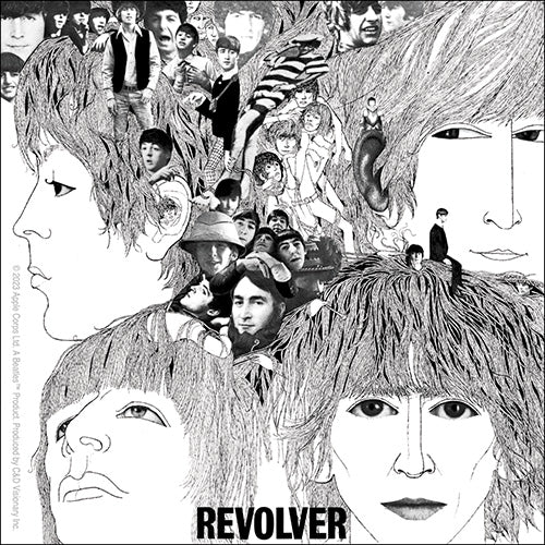 The Beatles Revolver 4"x4" Sticker