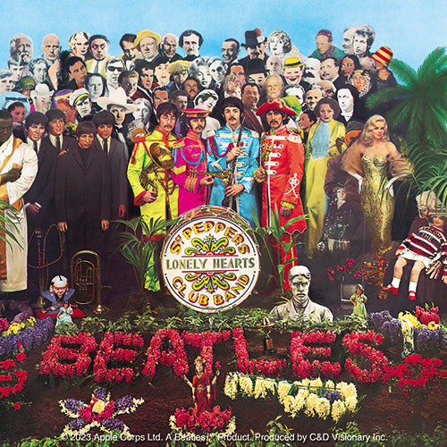 The Beatles Sgt Pepper Album 4"x4" Sticker