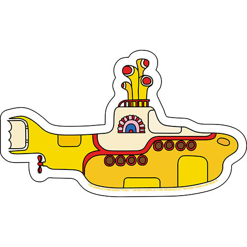 The Beatles Yellow Submarine 5.5"x3.25" Sticker
