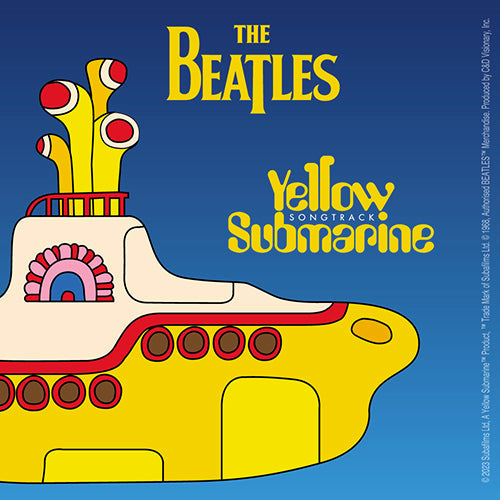 The Beatles Yellow Submarine Songtrack 4"x4" Sticker