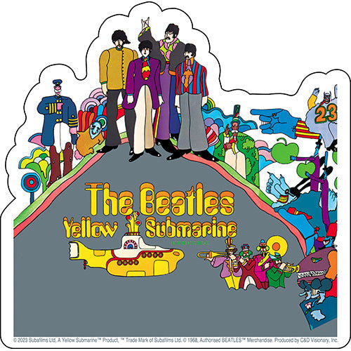 The Beatles Yellow Submarine Album Cover 5"x5" Sticker