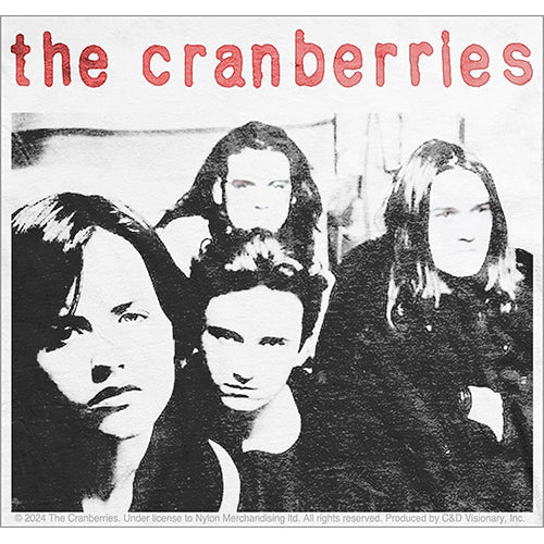 The Cranberries Stencil Photo 4.25"x4" Sticker