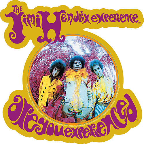 Jimi Hendrix Experienced Bubble 5.5"x5.5" Sticker