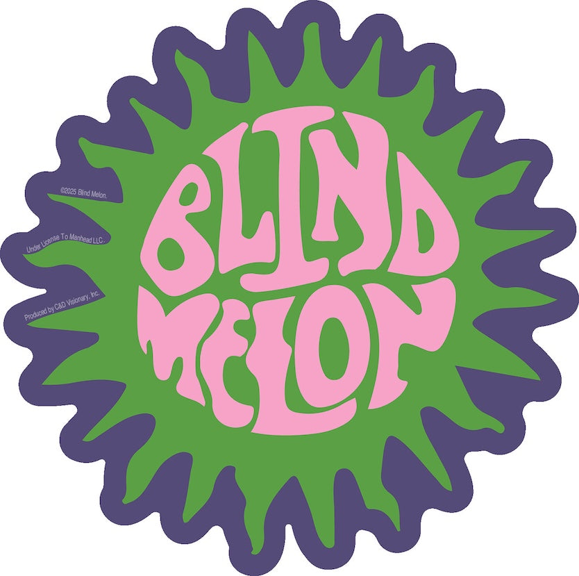 Blind Melon Logo 5.2"x5.2" Sticker