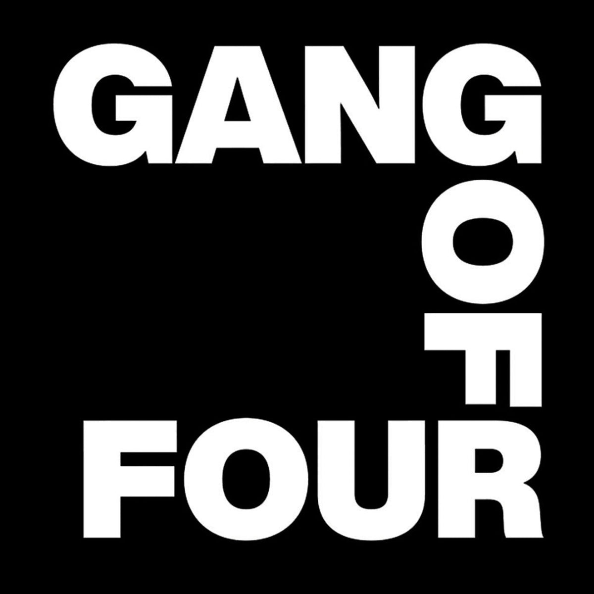 Gang of Four Logo 4"x4" Sticker