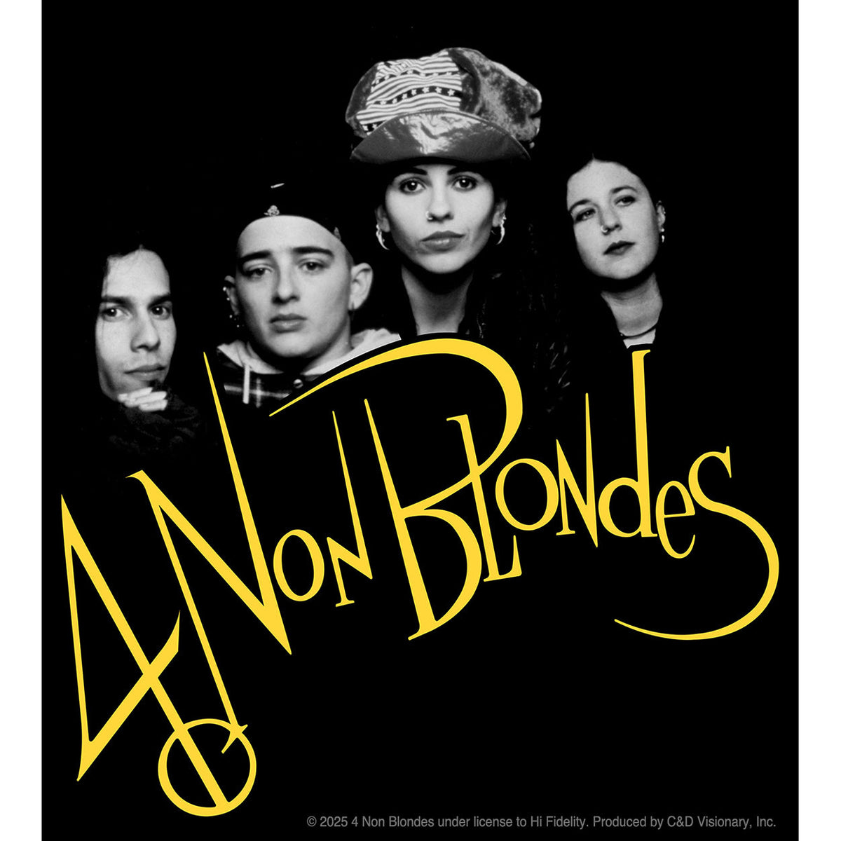 4 Non Blondes Band Photo 4.5"x5" Sticker