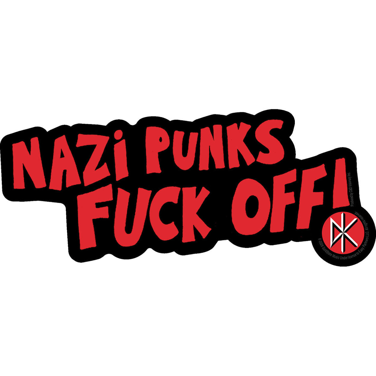 Dead Kennedys F*ck Off! 6.5"x2.75" Sticker