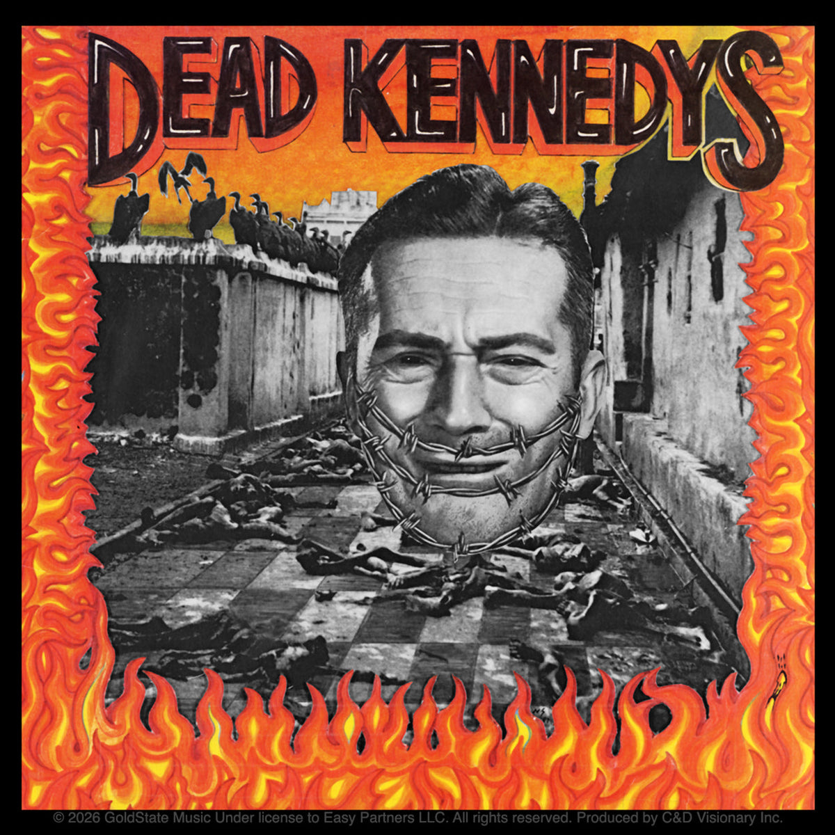 Dead Kennedys Give Me Death 4"x4" Sticker