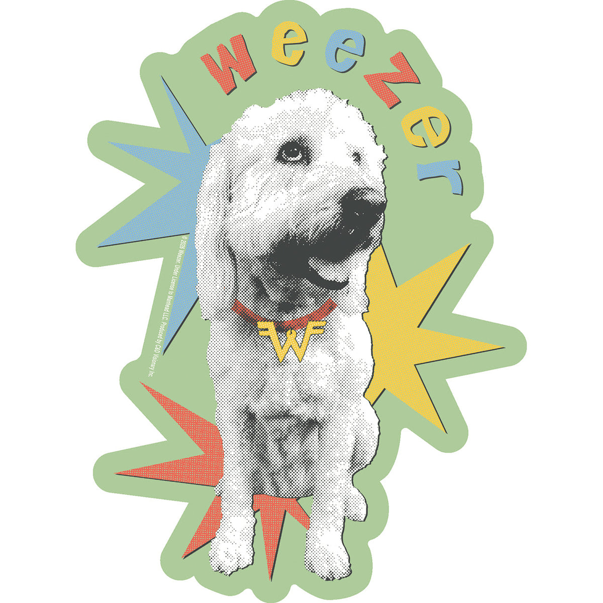 Weezer Margo 4.5"x6" Sticker