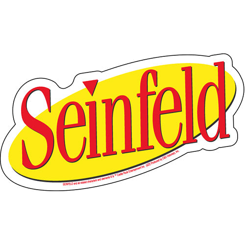 Seinfeld Logo 5.5."x3.5" Sticker