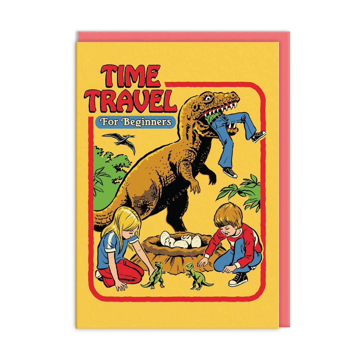 Time Travel Greeting Card by Ohh Deer