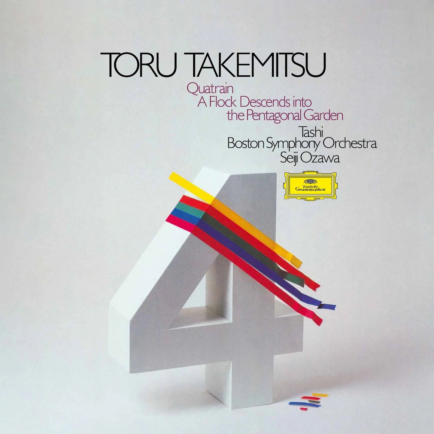 Toru Takemitsu: Quatrain; A Flock Descends Into The Pentagonal Garden (Avantgarde Vinyl Series)