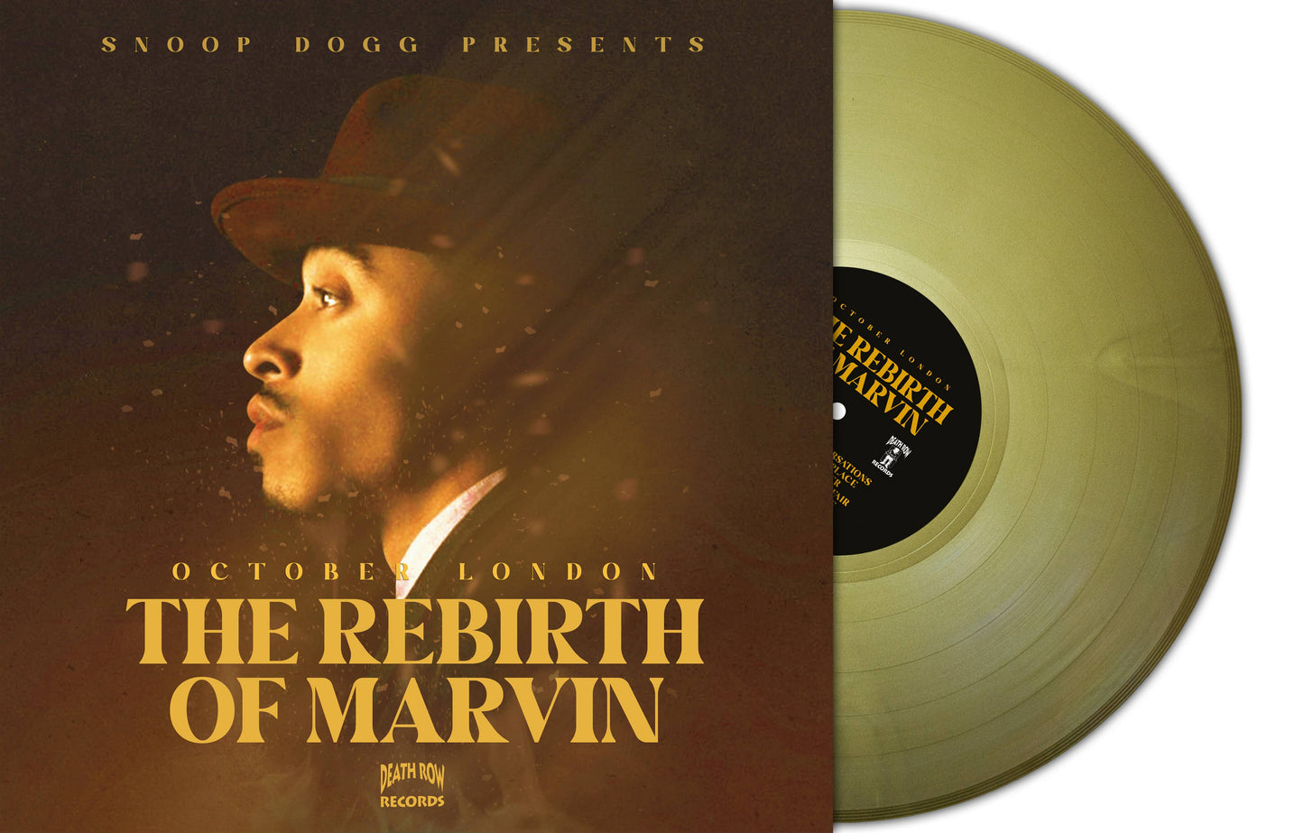 Snoop Dogg Presents - October London - The Rebirth Of Marvin - LP Gold Vinyl - DRR949CV - 0784300369493 - FLv.jpg