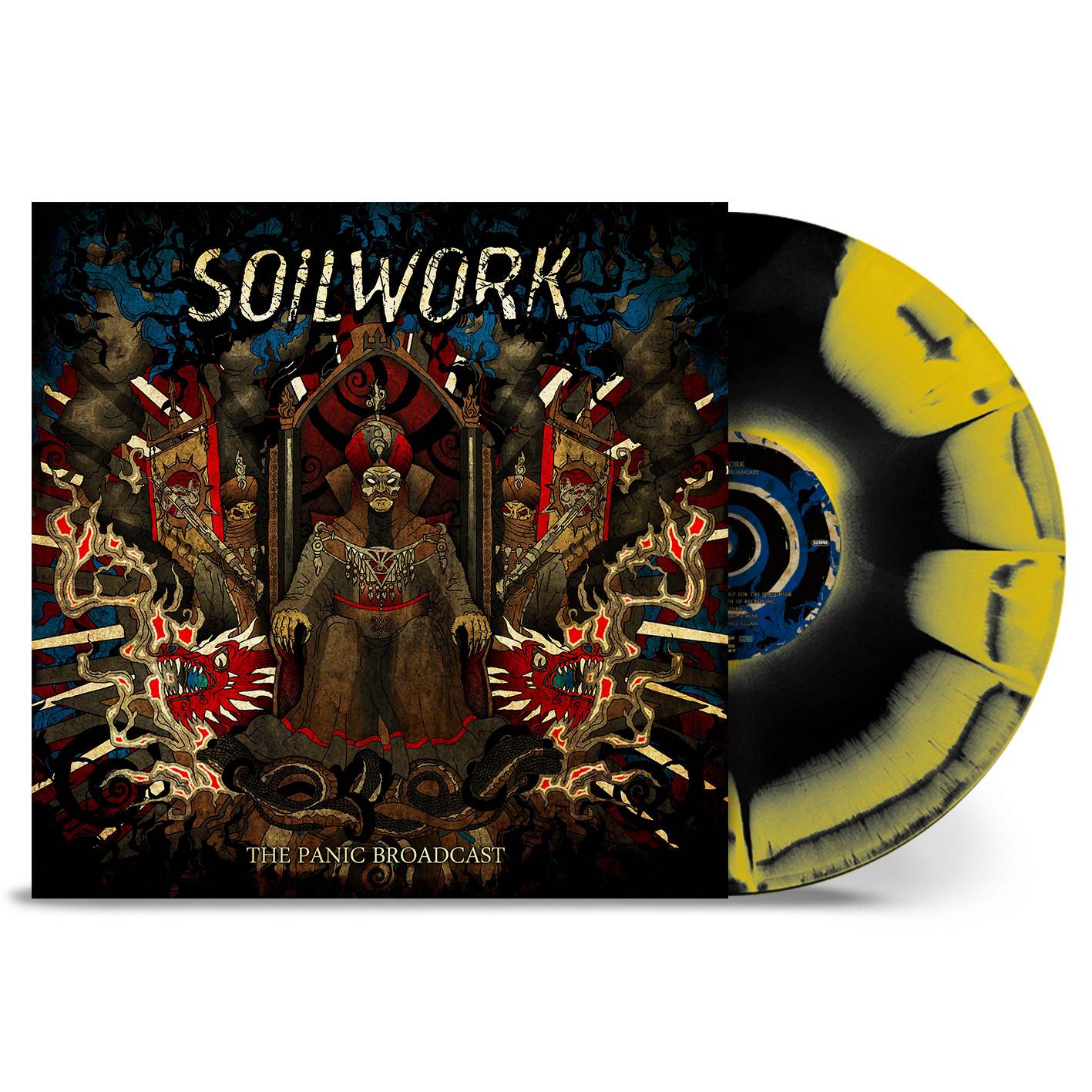 Soilwork - The Panic Broadcast LP (Trans Yellow Black Sunburst Vinyl).jpg