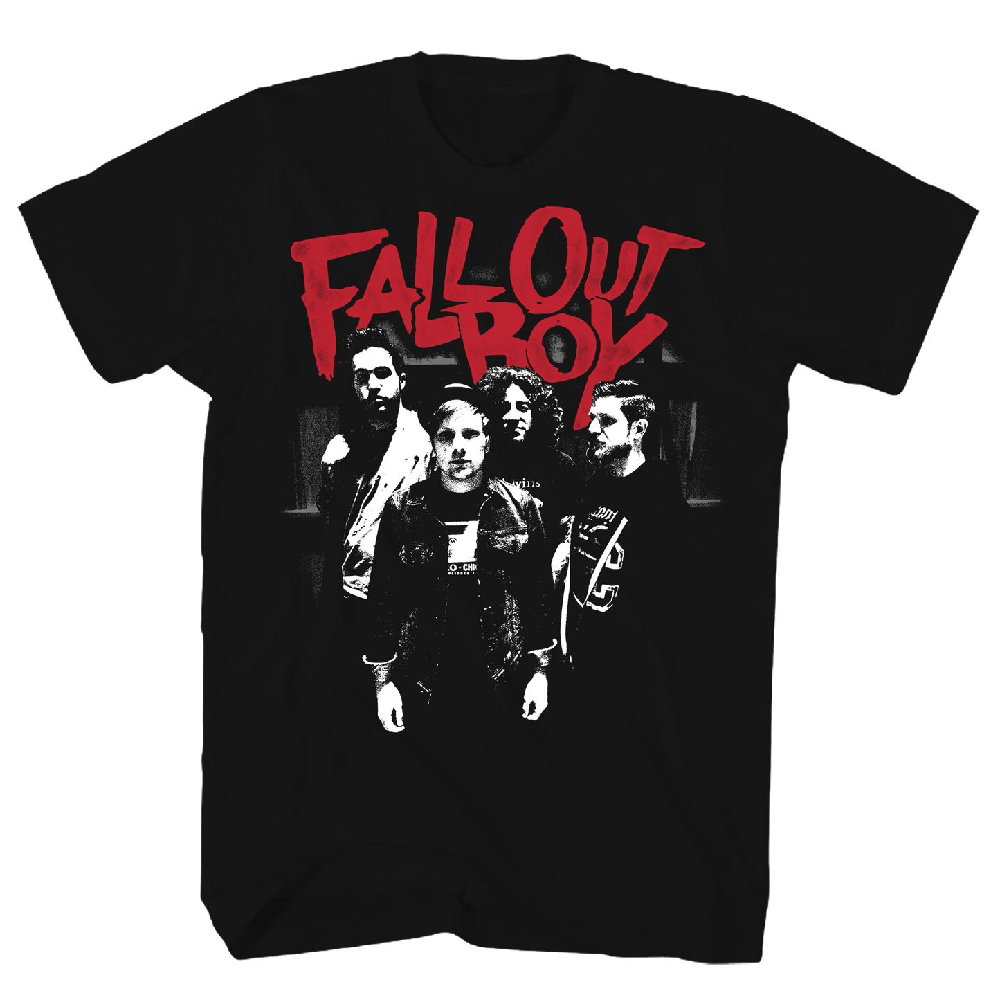 Fall Out Boy - Punk Scratch Tshirt 1x Black Product Image