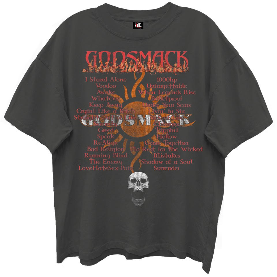 Godsmack Greatest - Hits Tshirt Black Product Image