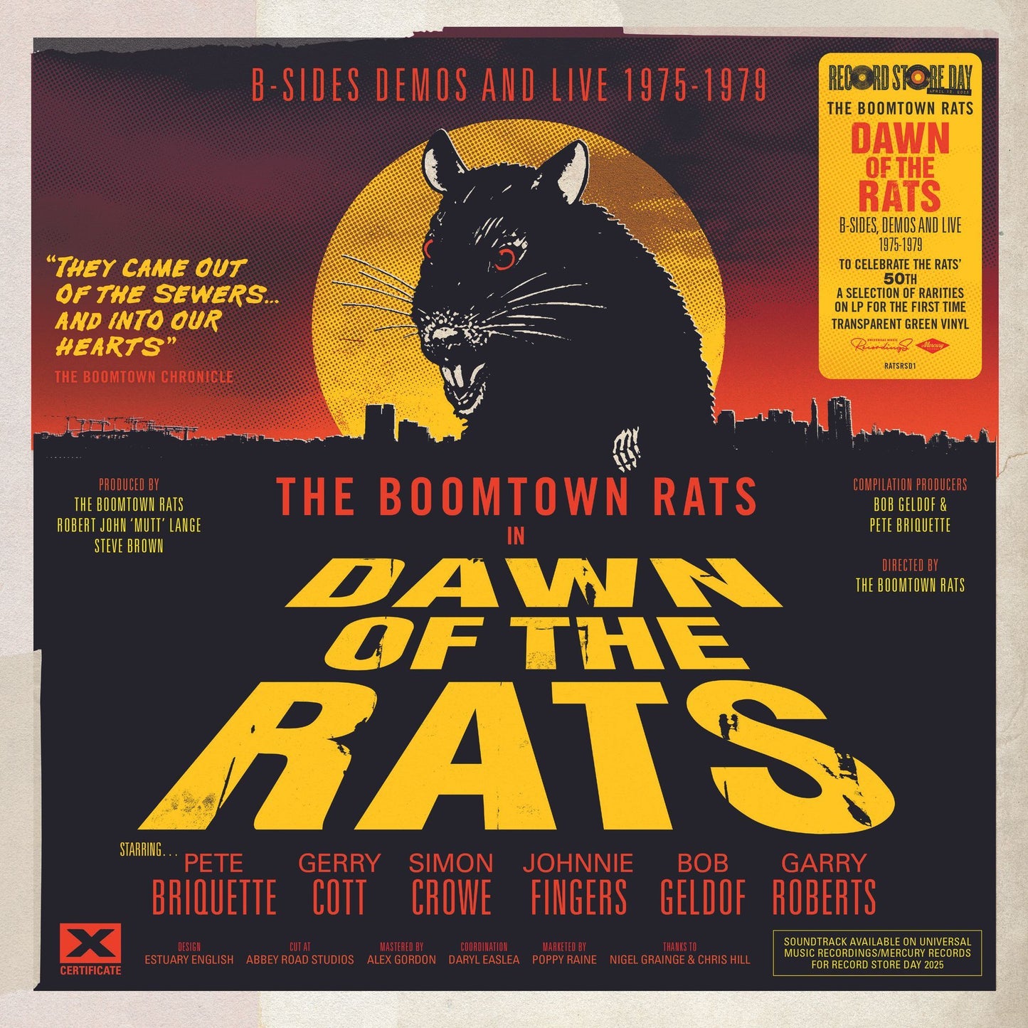The Boomtown Rats - RATS 75 Product Image