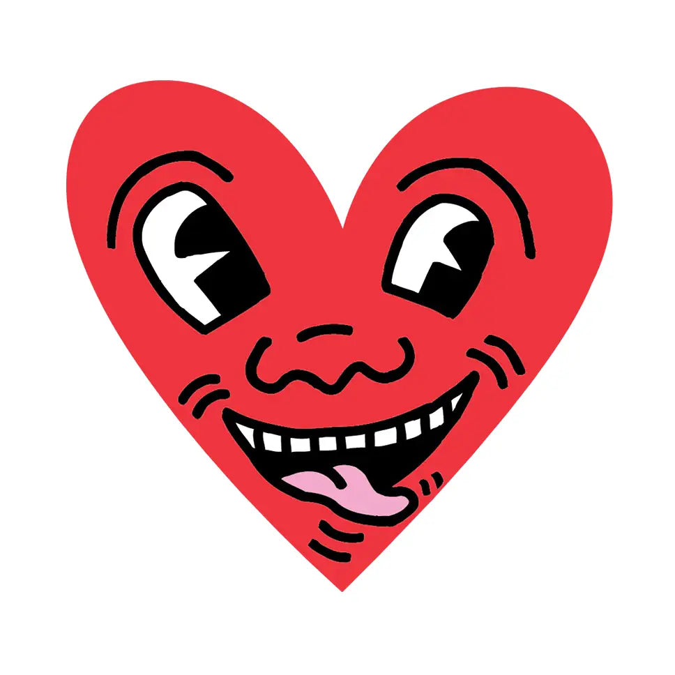 Heart by Keith Haring - Die-Cut Sticker (love)