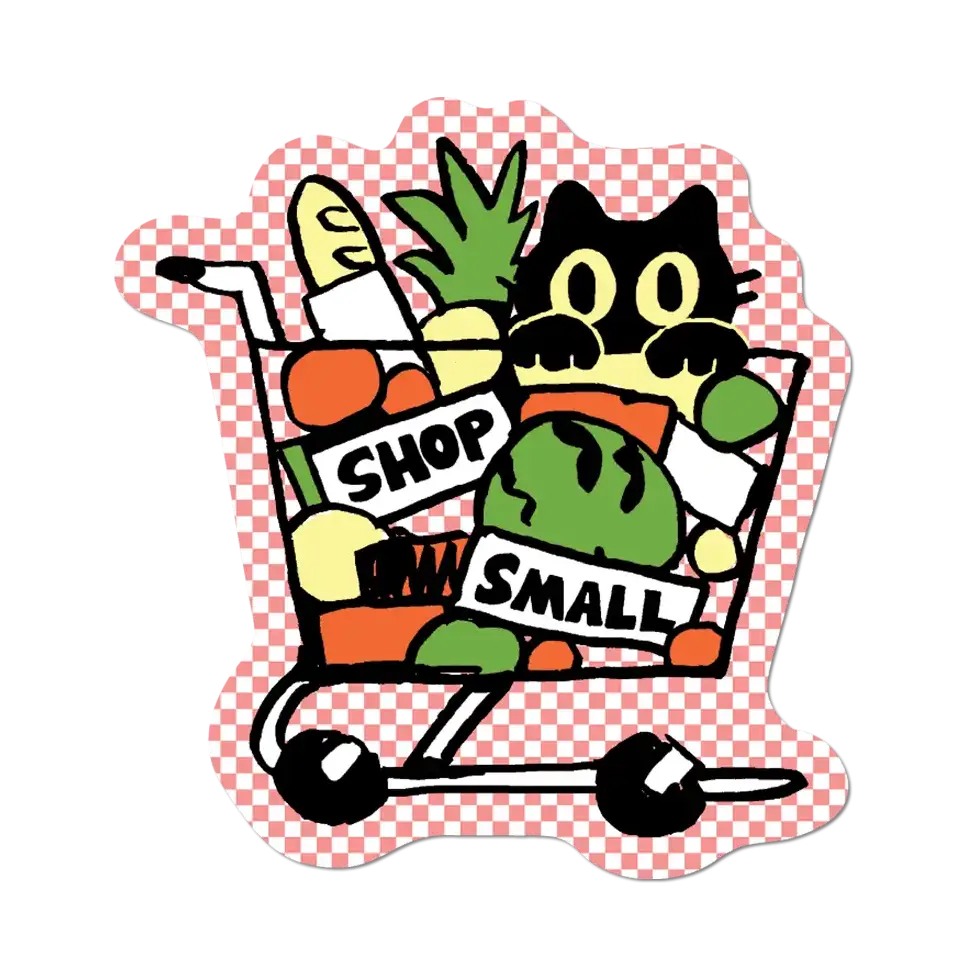Shop Small by Apply - Die-Cut Sticker (independent)