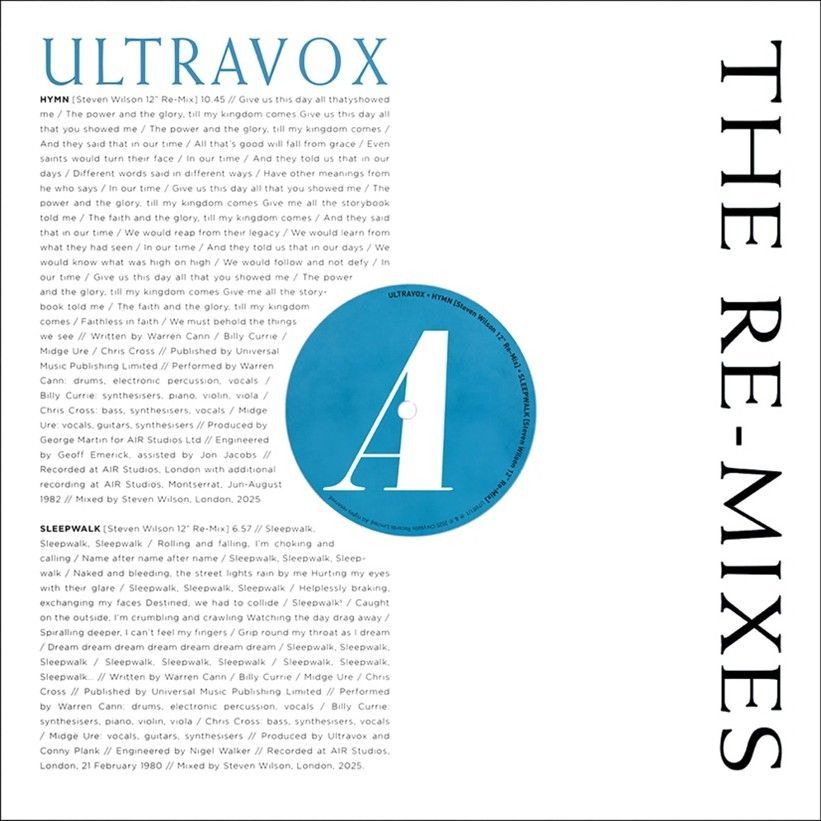 Ultravox - The Re-Mixes - RSD 2026 Product Image