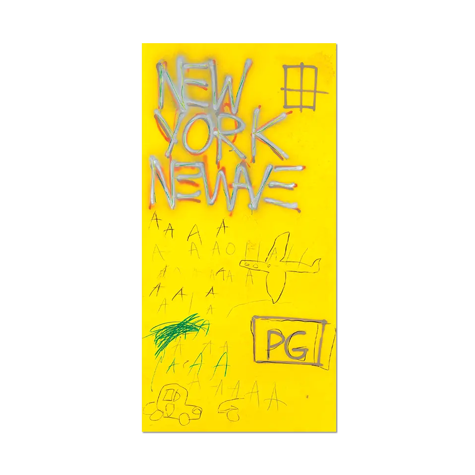 New York/New Wave by Basquiat - Die-Cut Sticker