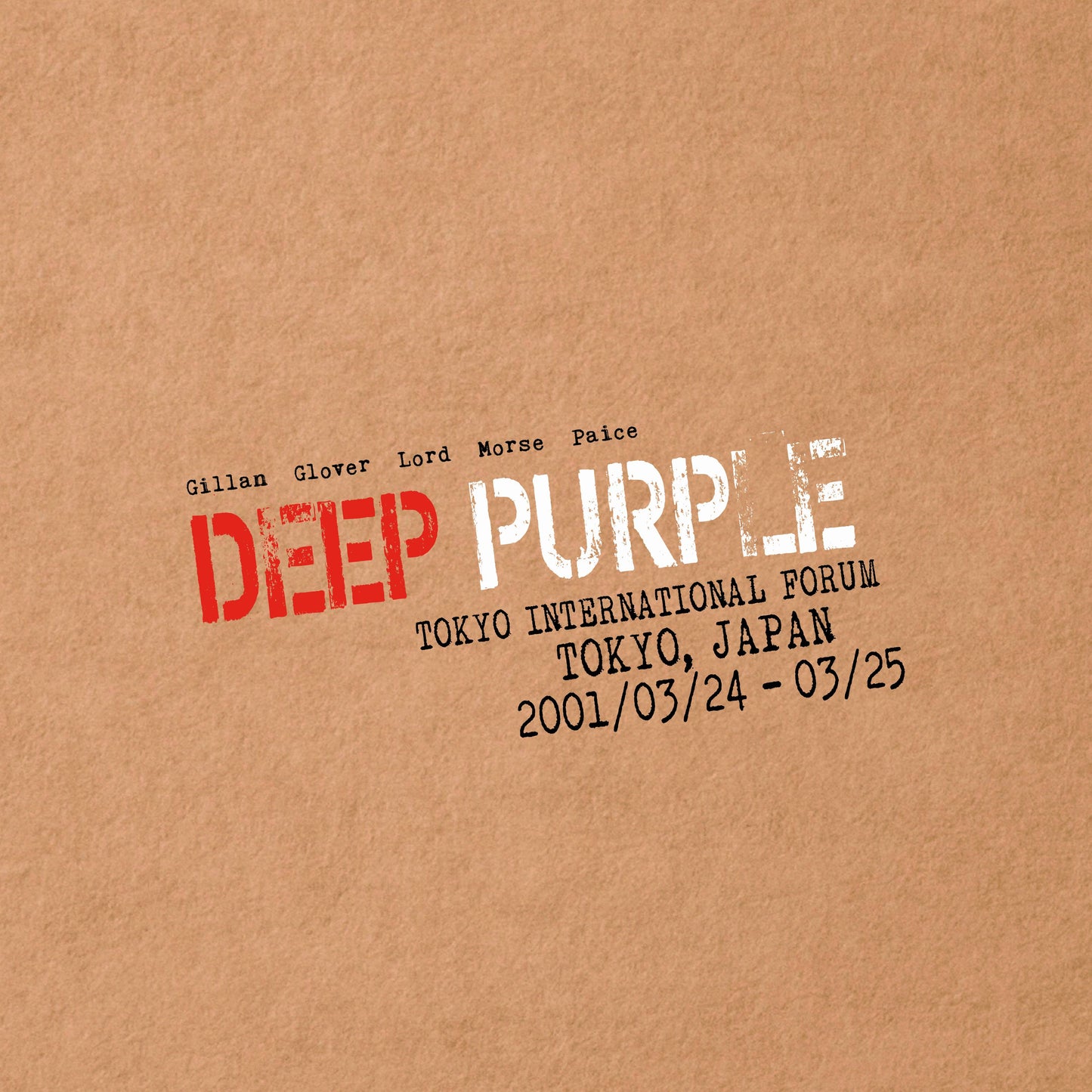 Live In Tokyo 2001
