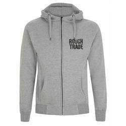 Grey Hooded Sweat Shirt With Logo
