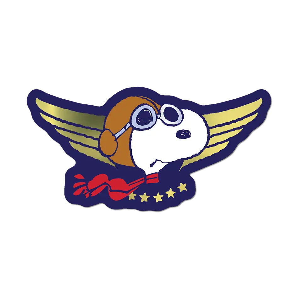 Flying Ace Snoopy - Die-Cut Sticker
