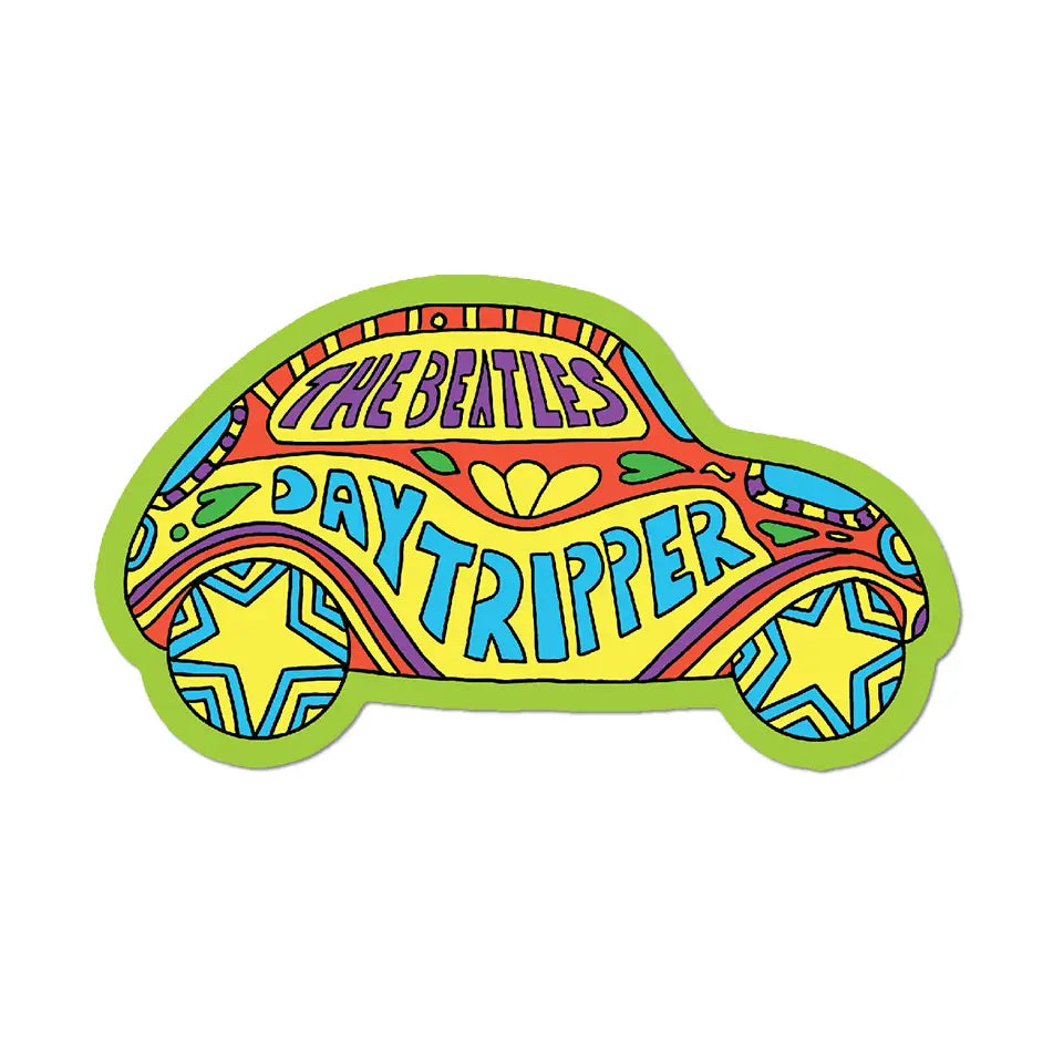 Day Tripper Car by The Beatles - Die-Cut Sticker