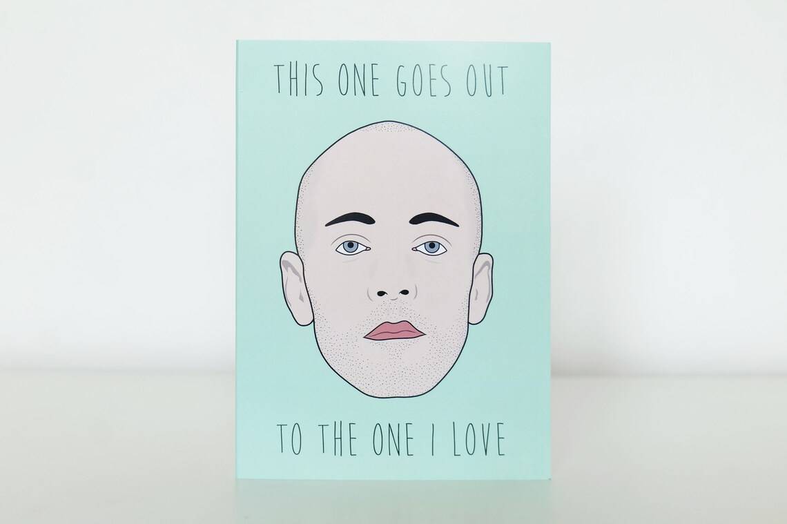 Michael Stipe R.E.M. Birthday Card