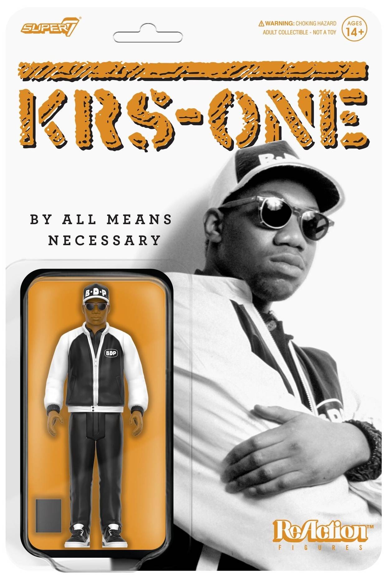 KRS-One ReAction Figures Wave 1 KRS-One (By All Means Necessary BDP)