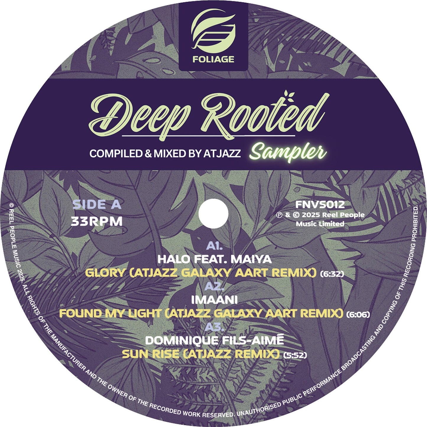 Deep Rooted - Vinyl Sampler (Compiled and Mixed by Atjazz)