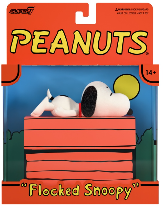 Snoopy Sleeping (Flocked)